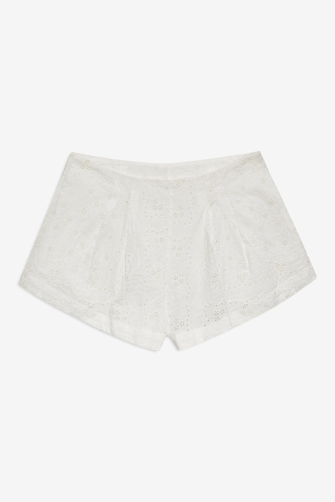 Women Handkerchief Short - White