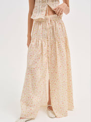 Women Tracy Maxi Skirt - Peach
