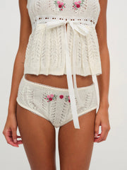 Women Nathalie Cheeky Panty - White
