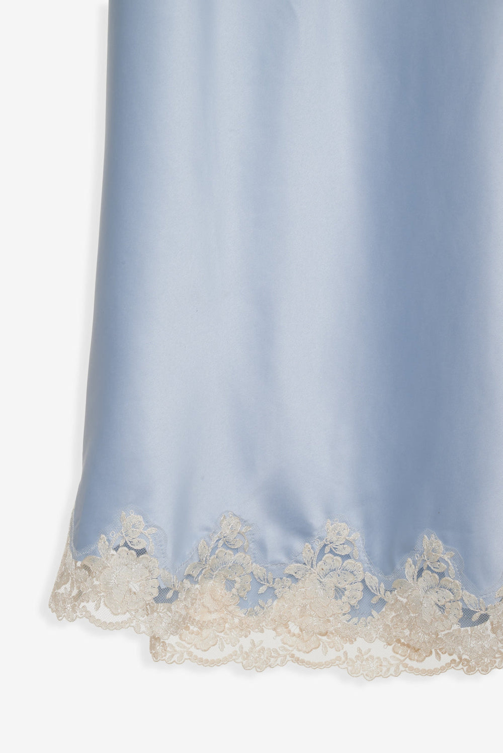 Women Sweetheart Midi Skirt - Dusty Blue