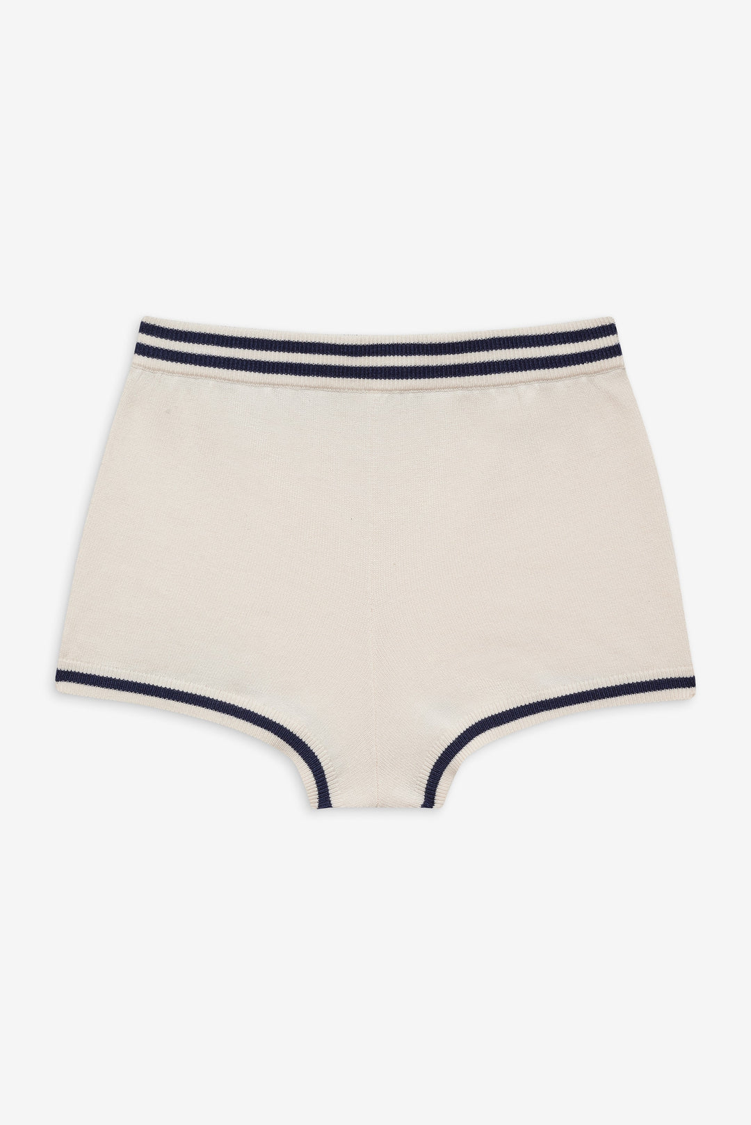 Women Simona Pointelle Striped Short - Navy