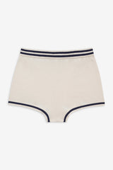 Women Simona Pointelle Striped Short - Navy