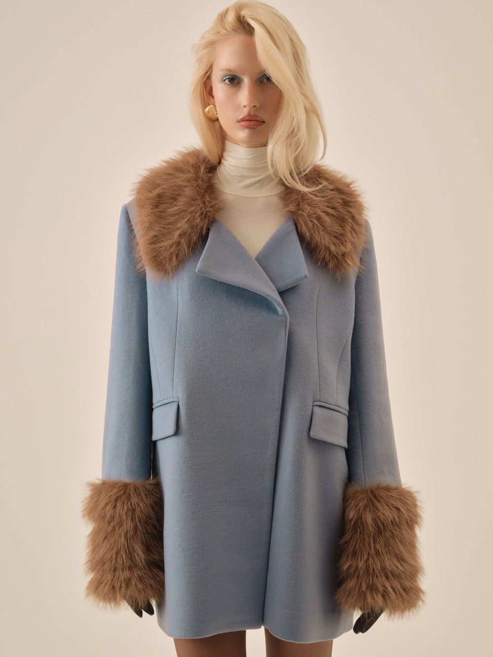 Women Jackie Coat - Blue