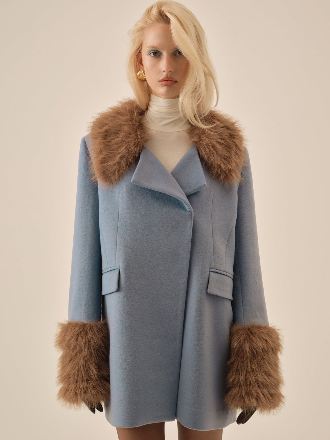 Women Jackie Coat - Blue