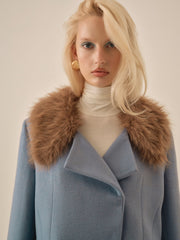 Women Jackie Coat - Blue
