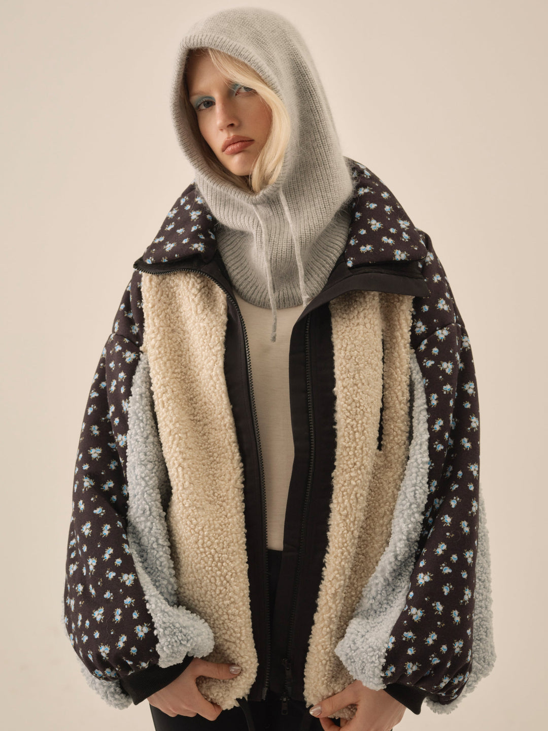 Women Maisie Collared Jacket - Blue