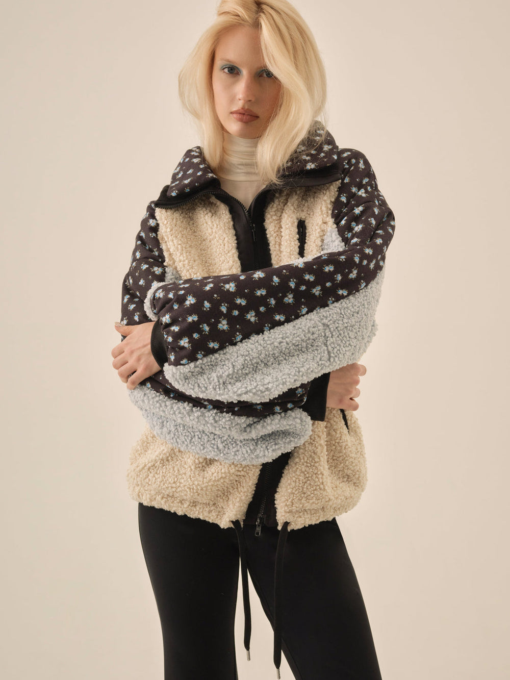 Women Maisie Collared Jacket - Blue