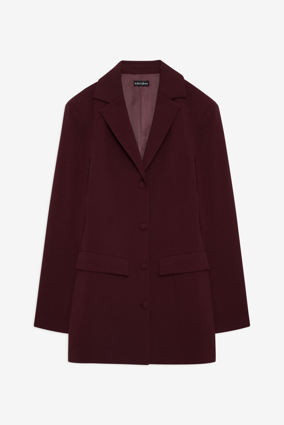 Women Selena Blazer - Burgundy