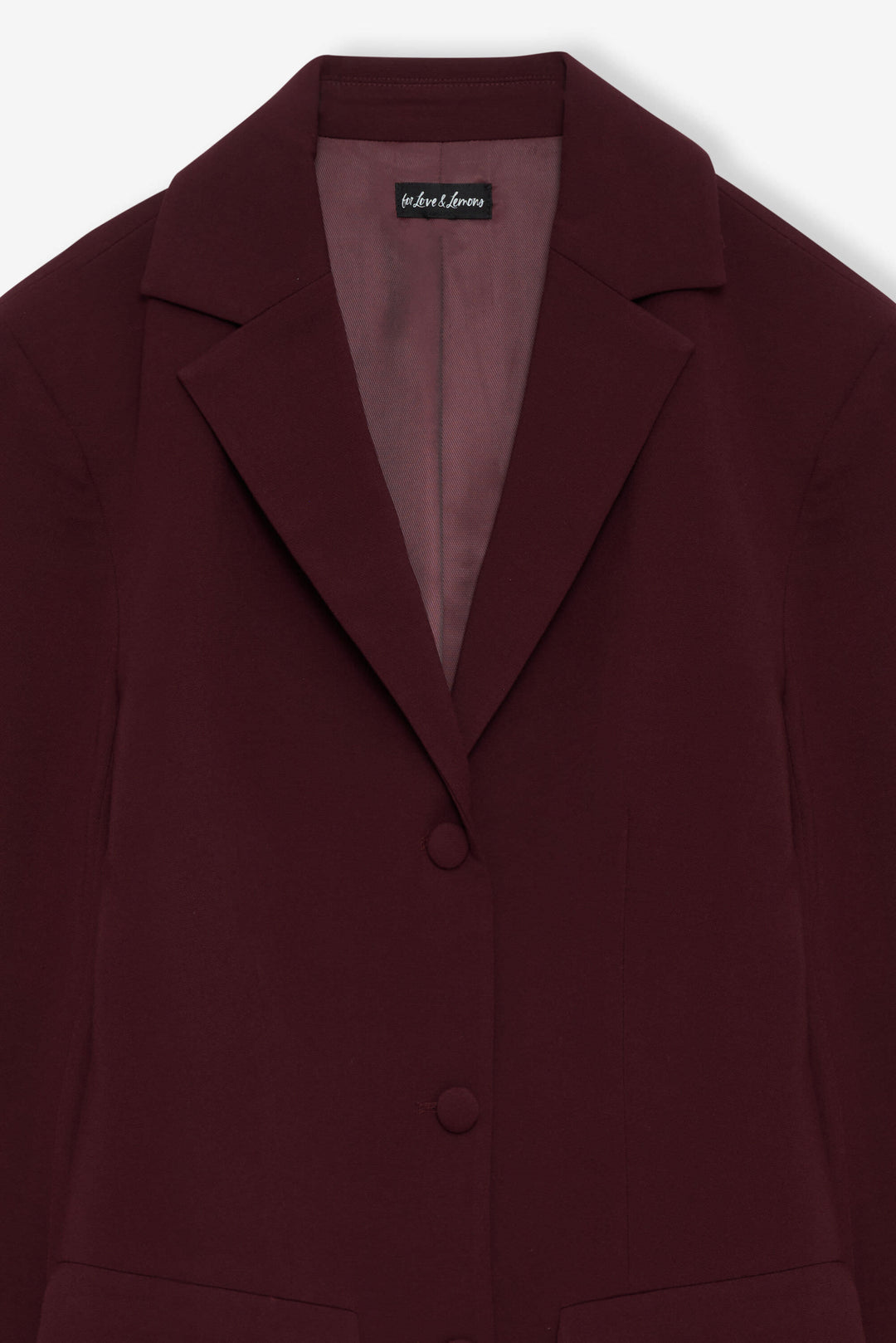 Women Selena Blazer - Burgundy