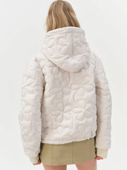 Women Isabel Quilted Puffer Jacket - Cream