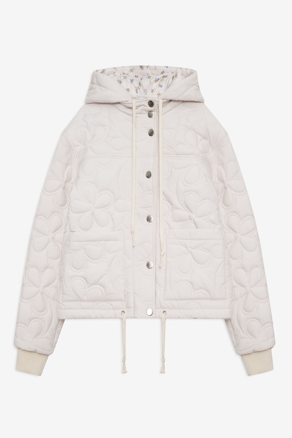 Women Isabel Quilted Puffer Jacket - Cream