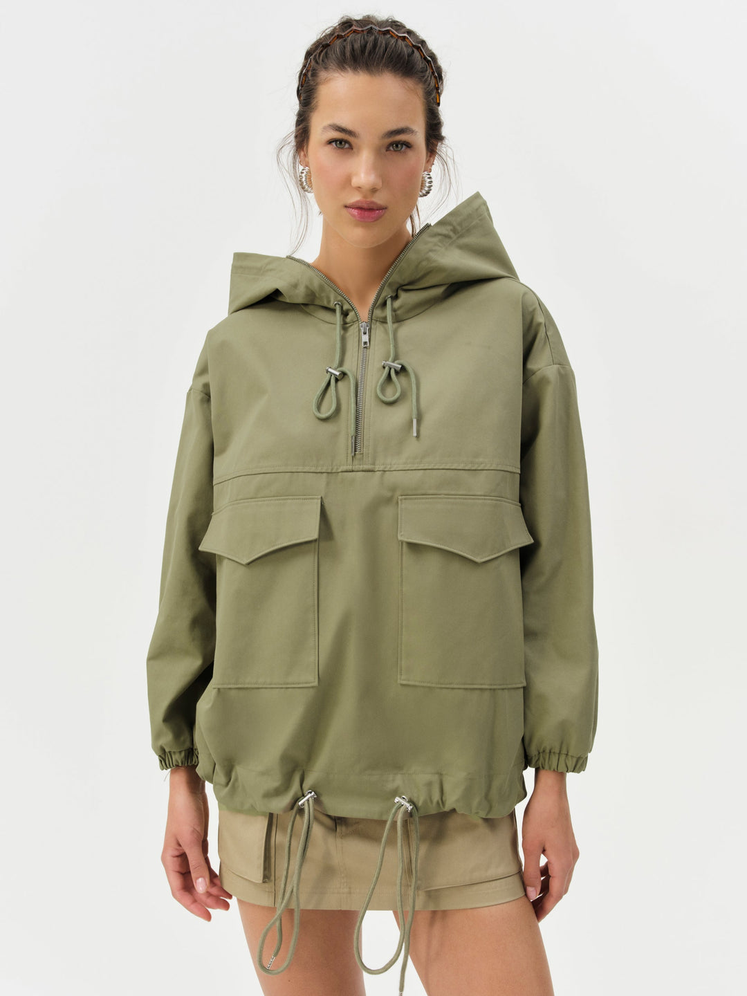 Women Alessia Pullover Jacket - Green