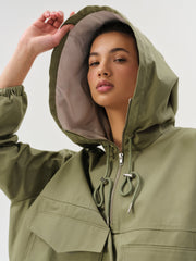 Women Alessia Pullover Jacket - Green