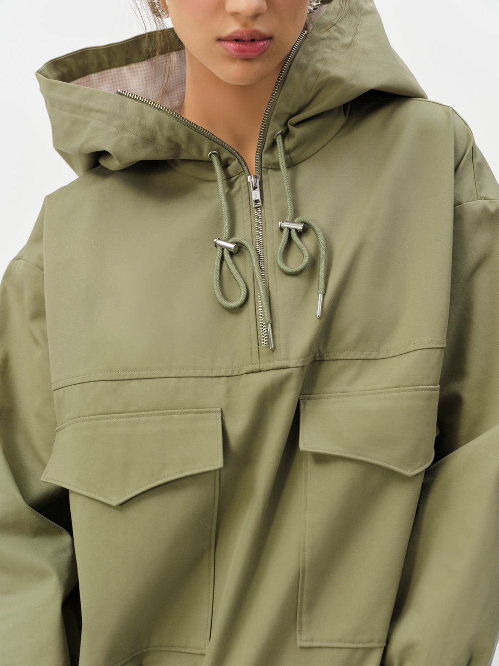 Women Alessia Pullover Jacket - Green