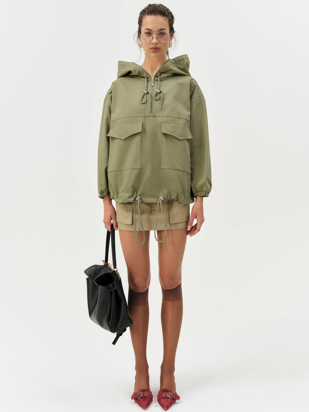 Women Alessia Pullover Jacket - Green