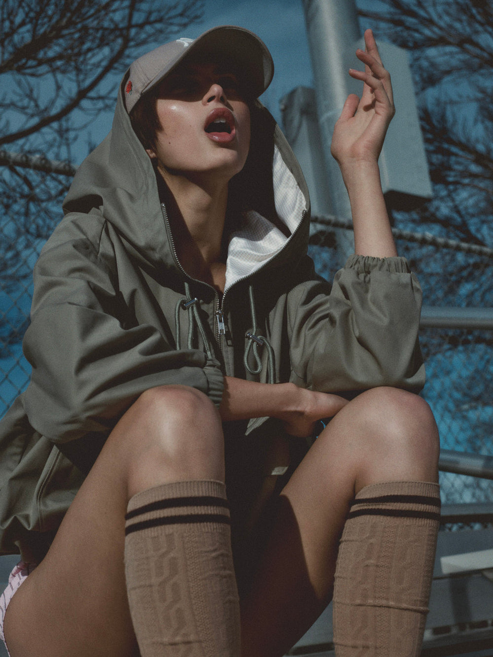 Women Alessia Pullover Jacket - Green