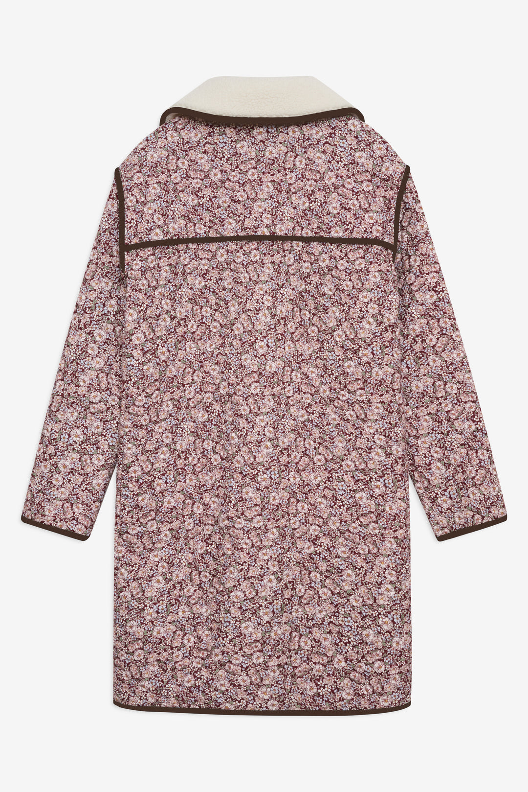 Women Marlene Floral Chore Coat - Purple