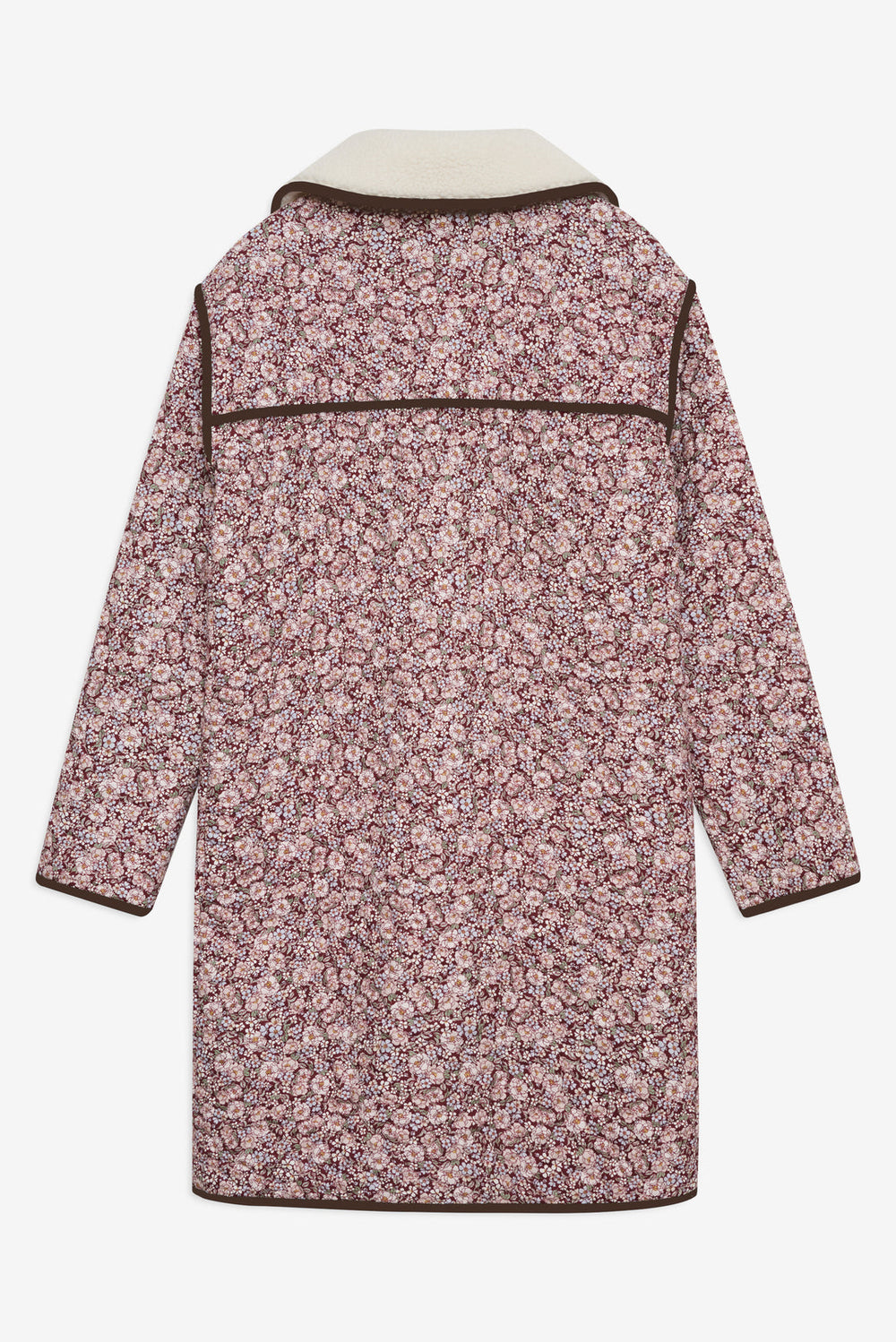 Women Marlene Floral Chore Coat - Purple