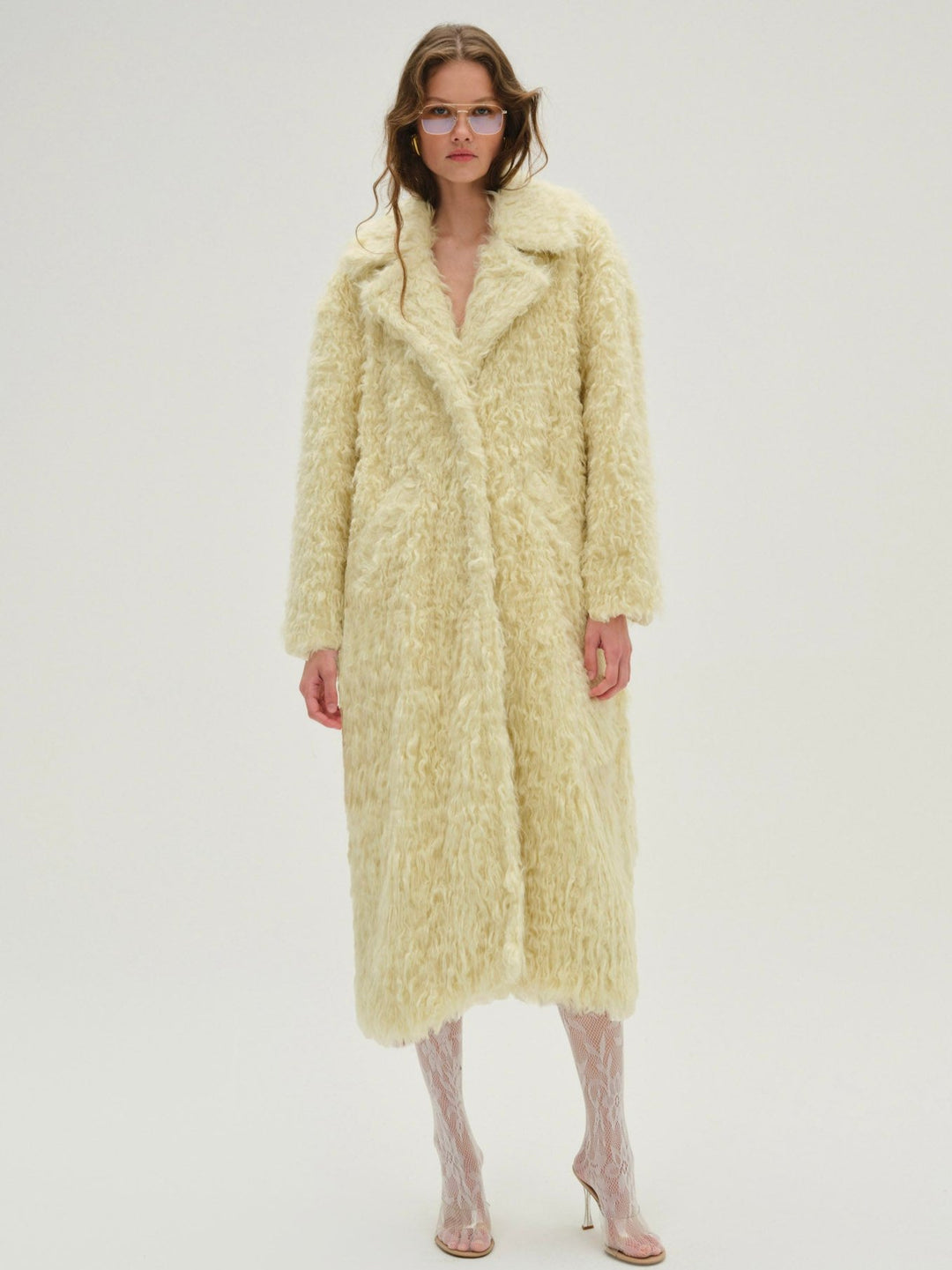 Women Serenne Coat - Yellow