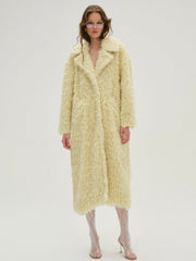 Women Serenne Coat - Yellow