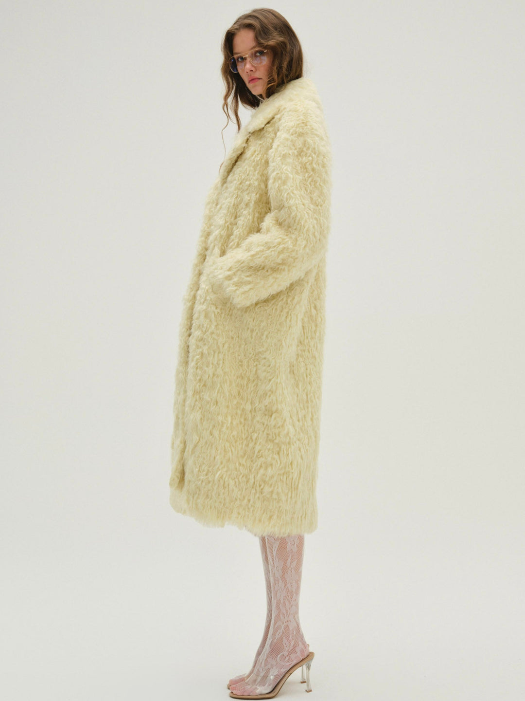 Women Serenne Coat - Yellow