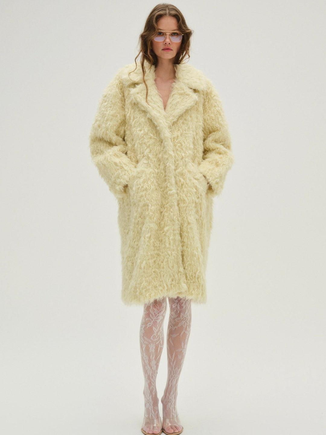 Women Serenne Coat - Yellow