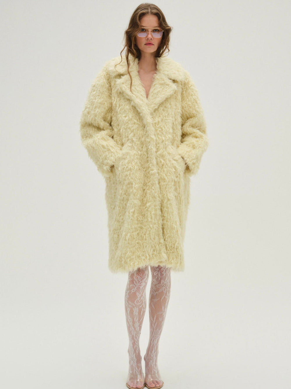 Women Serenne Coat - Yellow