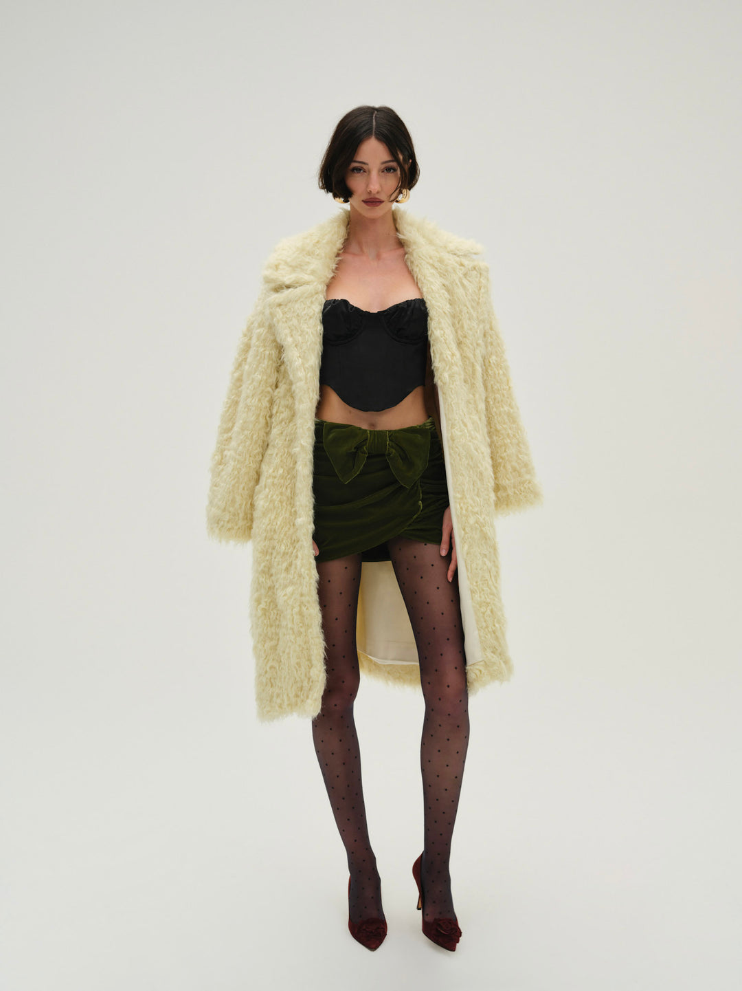 Women Serenne Coat - Yellow
