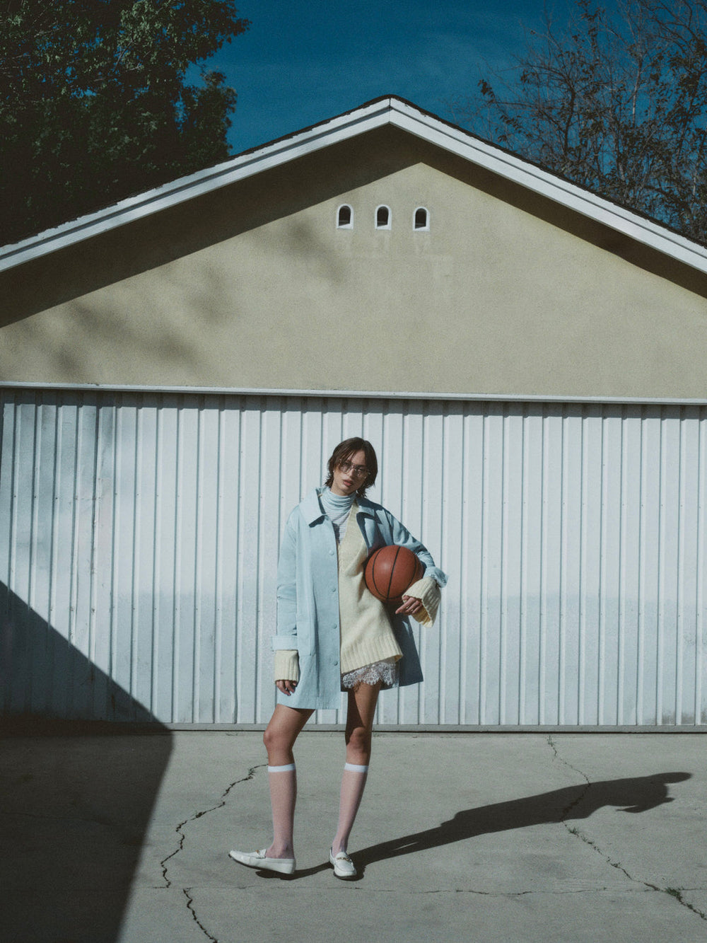 Women Leslie Button-Up Jacket - Blue