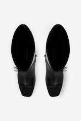 Women Claudine Cap Toe Boot - Black