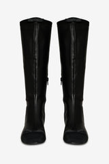 Women Claudine Cap Toe Boot - Black
