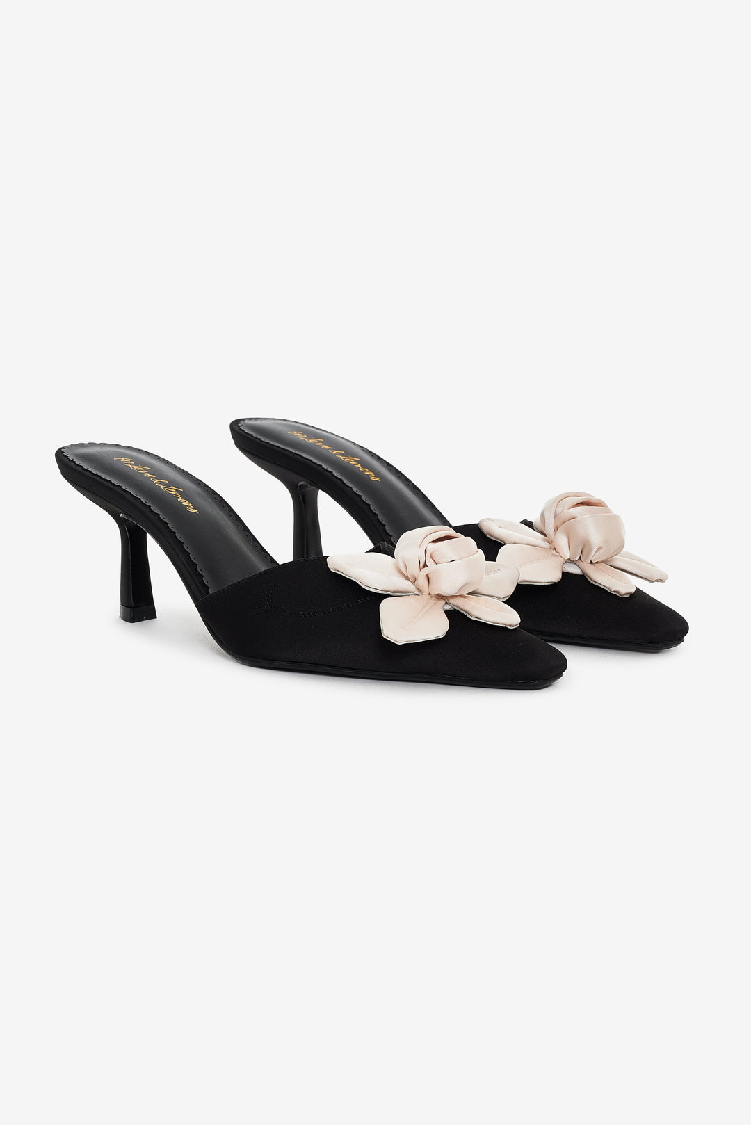 Women Claudine Mule Heel - Black