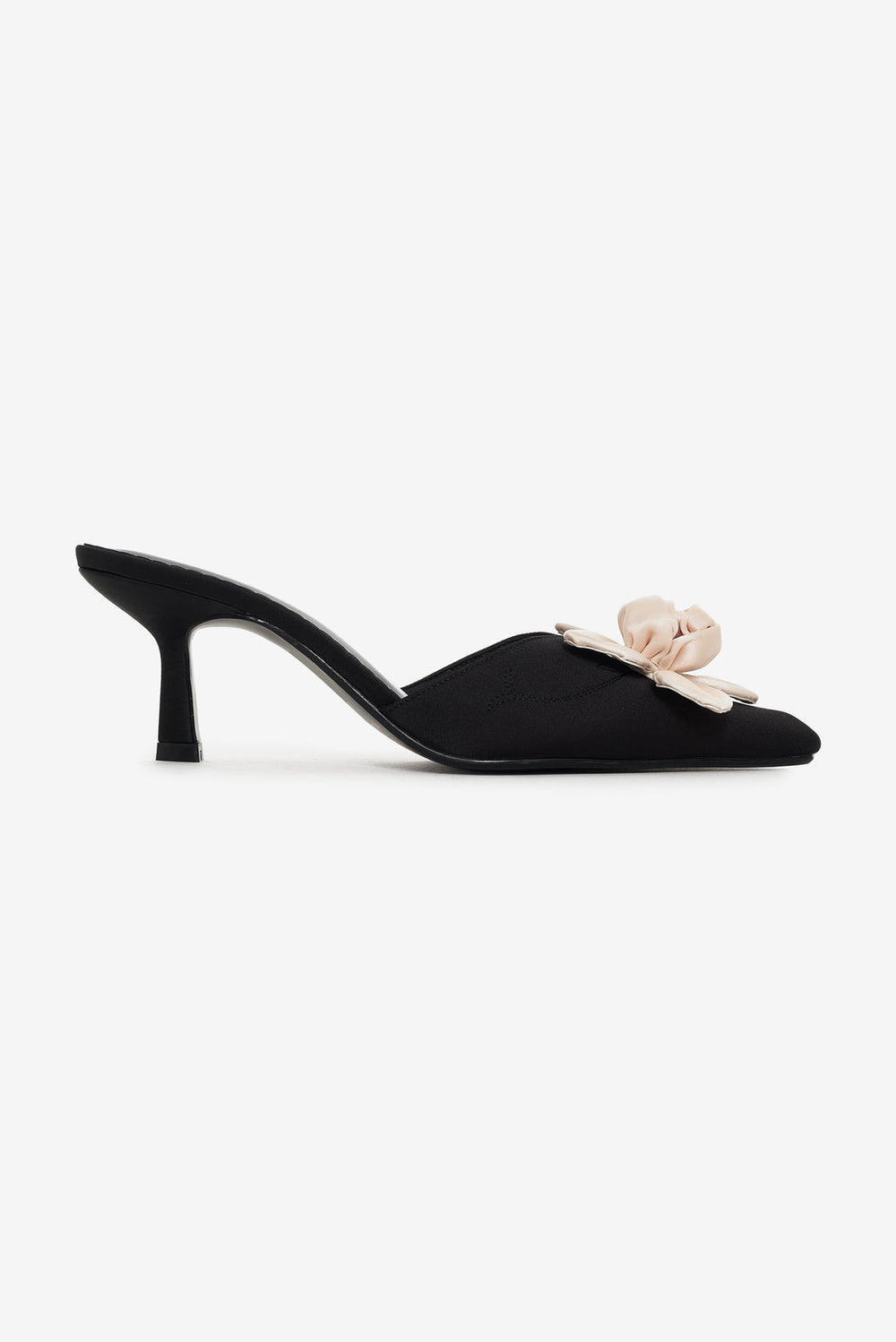 Women Claudine Mule Heel - Black