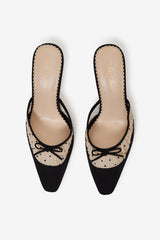 Women Lili Mule Heel - Black