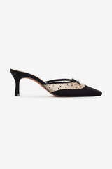Women Lili Mule Heel - Black