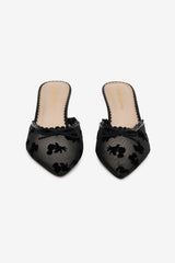 Women Sylvie Mule Heel - Black