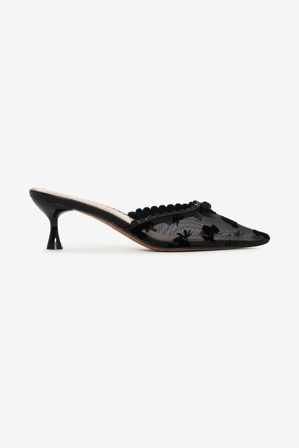 Women Sylvie Mule Heel - Black