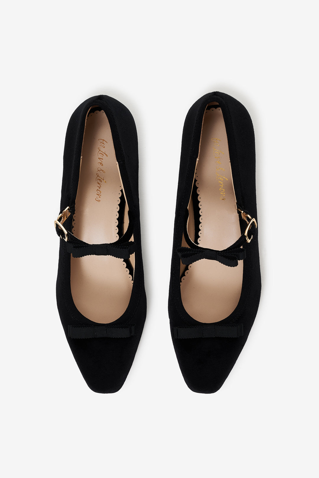 Women Lucia Velvet Mary Jane - Black