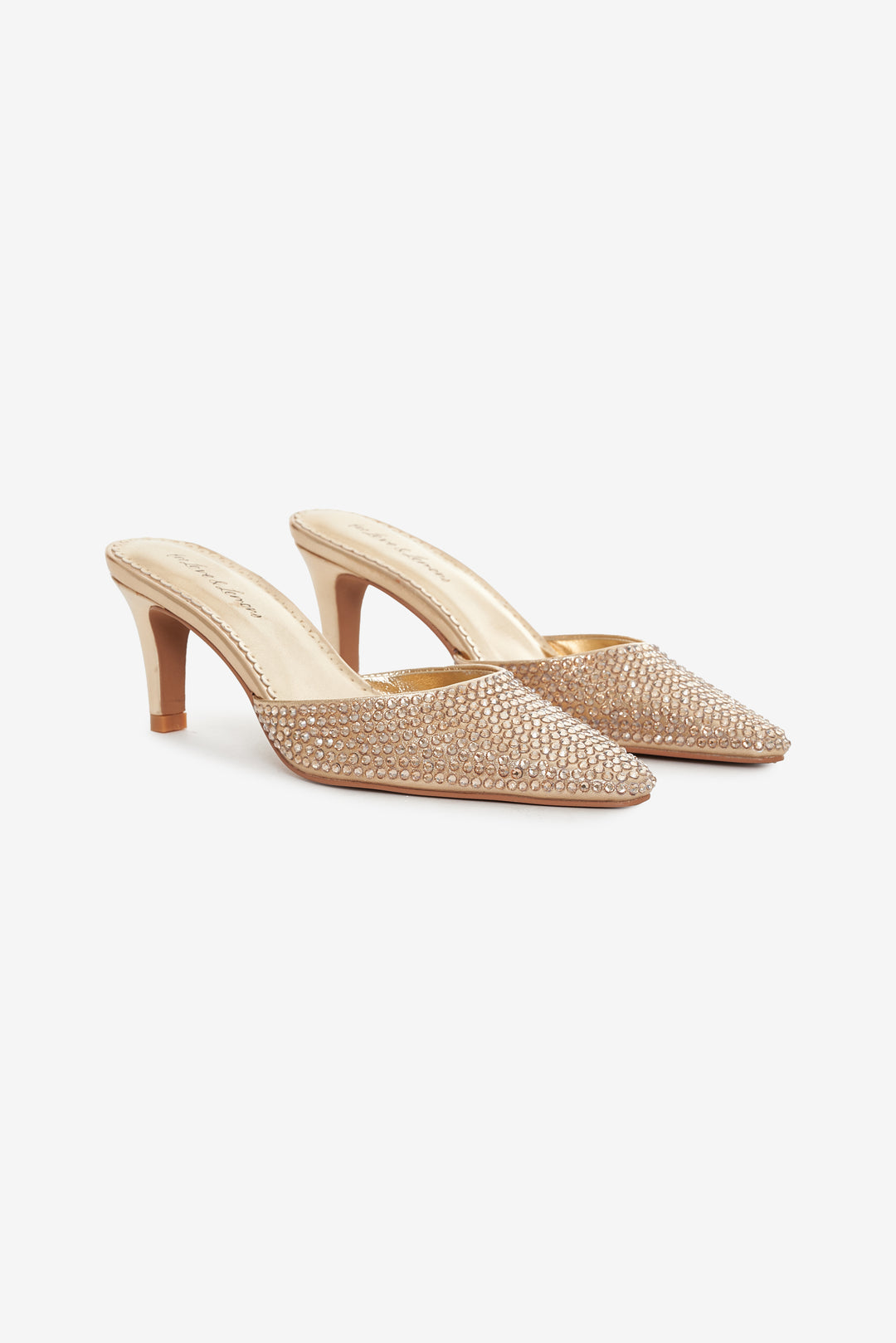 Women Cleo Mule Heel - Gold