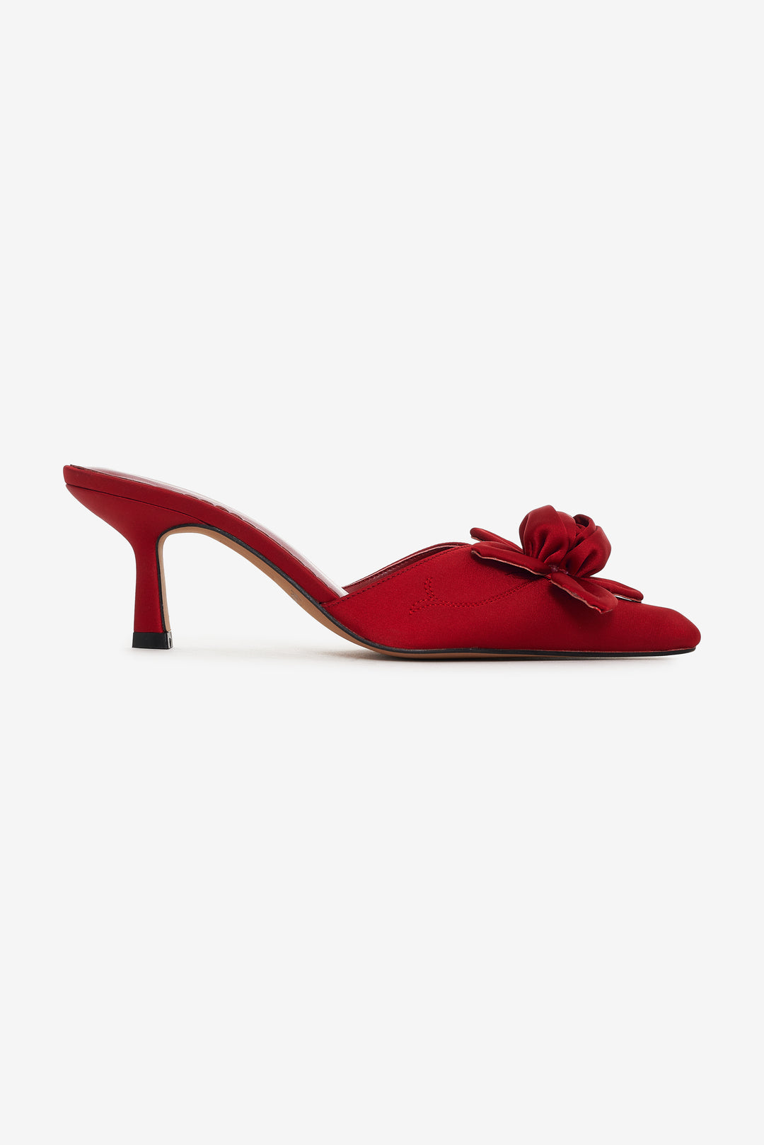 Women Claudine Mule Heel - Red