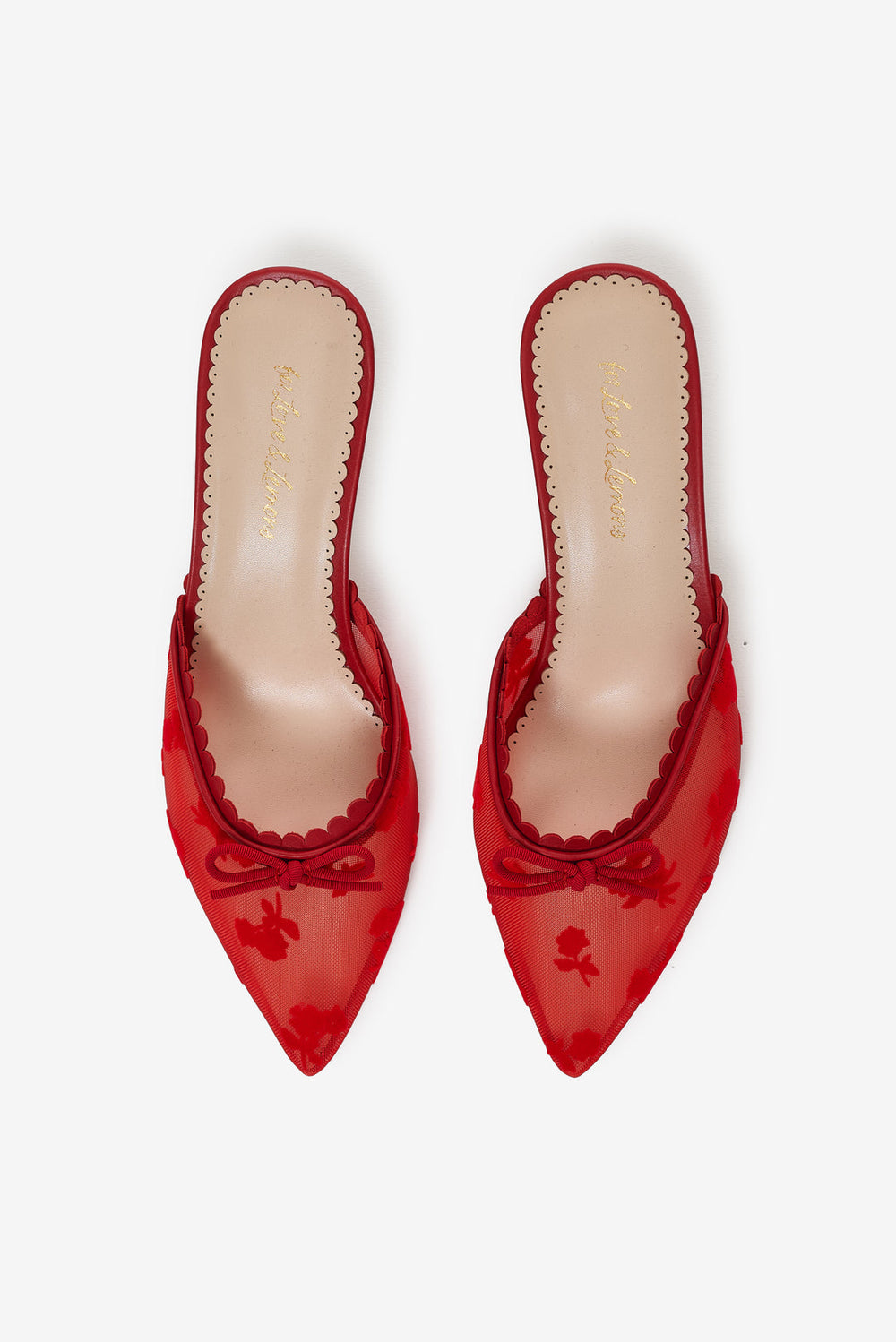 Women Sylvie Mule Heel - Red