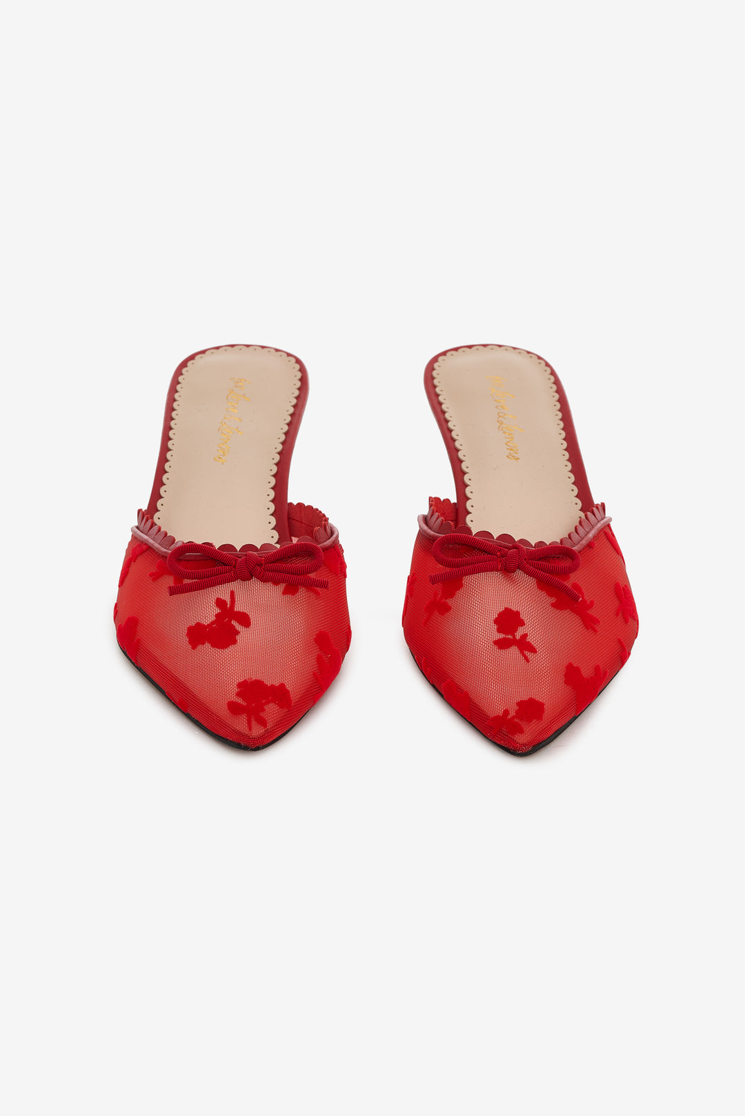Women Sylvie Mule Heel - Red
