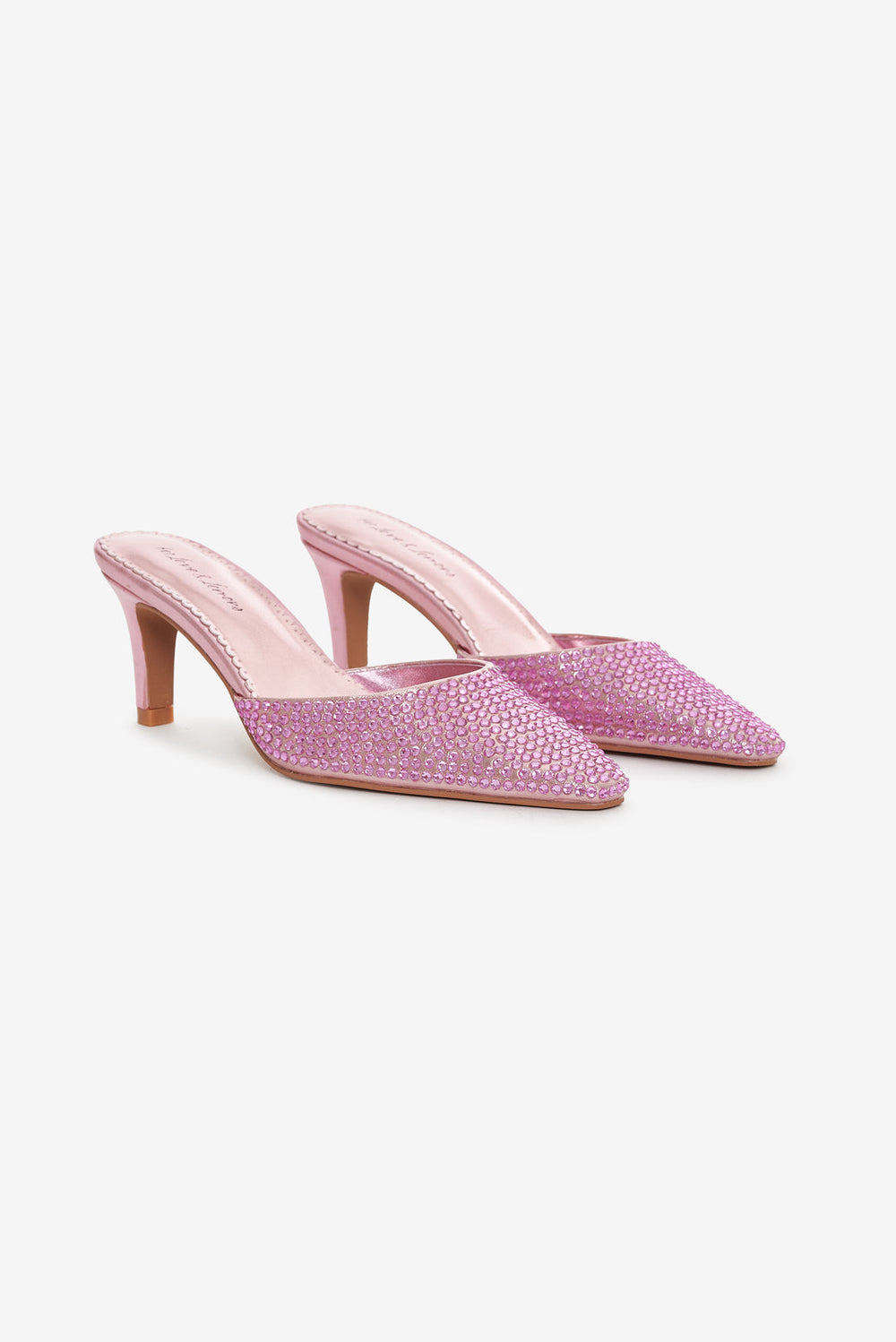Women Cleo Mule Heel - Baby Pink