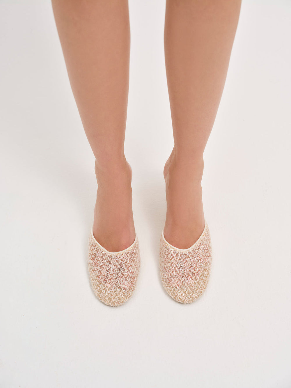 Women Claudia Lace Heel - White