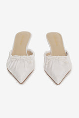 Women Colette Mule Heel - Cream