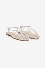 Women Penny Flat - White