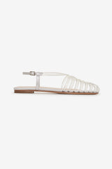 Women Penny Flat - White