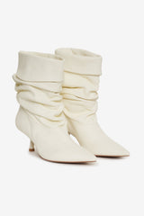 Women Verbana Slouch Boot - Cream