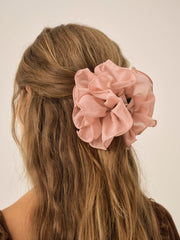 Women Rosette Hair Clip - Dusty Rose