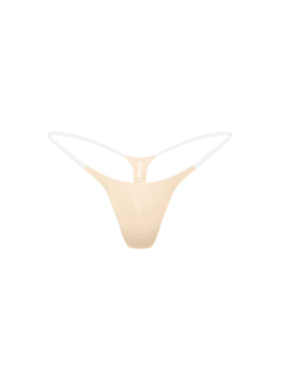 Women Stringys Invisible Underwear - Buttercream Beige